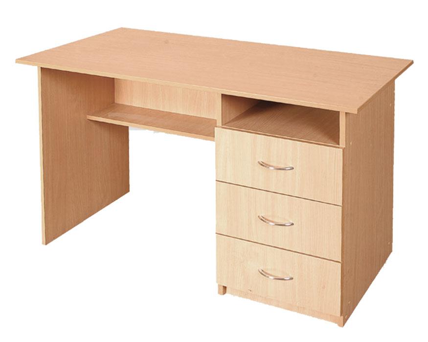 Стіл письмовий з шухлядами праворуч з ламінованої ДСП ,(ТОВ ‘’АЛМАНТ’’),1200х600х750 мм.